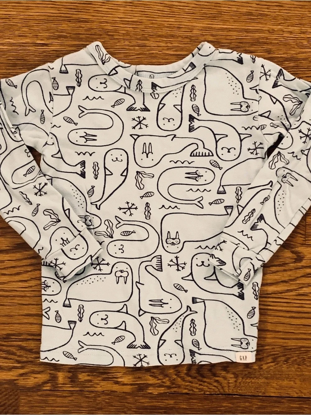 Lot of 6 - Baby GAP Kids Boys Size 4 Pajamas - Bears Dinos & more!